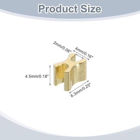 uxcell 20pcs Zipper Slider Retainers ، #5 Top Stopper lead ind ind lead slider for coats stack accags استبدال خياطة DIY ، الذهب الفاتح in Kuwait