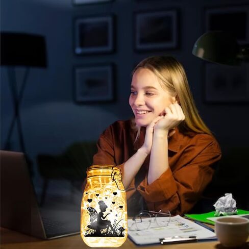 CREATCABIN 24Pcs Christmas Decals Silhouettes Mason Jar Decor Snowman Tree Flower Laser Silhouette Cutouts for Jars Wall Window Scrapbook Decoration Supplies DIY Crafts Black 3.9x3.5Inch(No Sticker) in Saudi Arabia