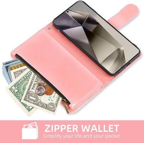 Asuwish Phone Case for Samsung Galaxy S24 Ultra 5G Wallet Cover with Tempered Glass Screen Protector and Flower Flip Credit Card Holder Stand Cell Accessories S24Ultra 24S S 24 24Ultra Women Men Green in Kuwait