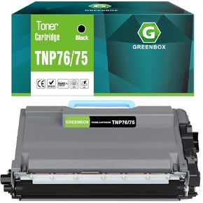 Greenbox Compatible Konica Minolta TNP-76 TNP75 خرطوشة الحبر الأسود ، العائد العالي لـ Konica Minolta ACF0032 (TNP76) Bizhub 4000i 5000i Printers (Black ، 1 Pack)