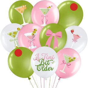 45 PCS MARTINI LATIND BALOONS A TINI البالونات عيد ميلاد أقدم من البالونات الكوكتيل الكوكتيل الكثافة اللاتكس ديكورات صغيرة صغيرة الحفلات الحفل