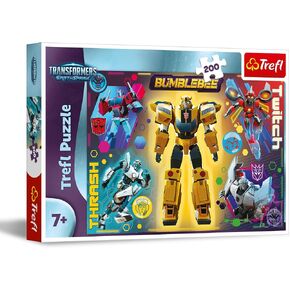 TREFL Transformers Red 200 قطعة أحواض بانوراما محولات 19 "x13" ، لغز DIY ، المرح الإبداعي ، بانوراما كلاسيكية للبالغين والأطفال من 7 سنوات