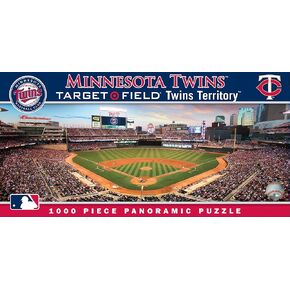 MasterPieces 1000 Piece Sports Jigsaw Puzzle - MLB Minnesota Twins Center View Panoramic - 13"x39"