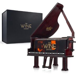 Piano Shaped Wine & Whiskey Decanter - 25OZ Pianist Instrument Unique Decanter Set with Beautiful Gift Box, Piano Teacher Gifts, Music Lover, Orchestra, Musicals, Instructor Keyboard Enthusiasts