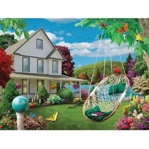 Bits and Pieces - 300 Piece Jigsaw Puzzle for Adults - 18" x 24" - Solitude and Serenity - 300 pc Large Piece Colorful Serene Nature Scene Jigsaw by Alan Giana