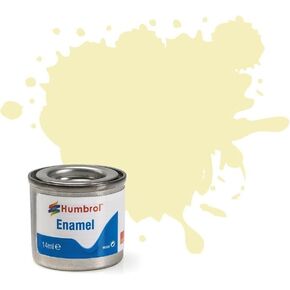 Humbrol AA0446 41 Ivory Gloss - 14ml Enamel Paint Enamel Tins