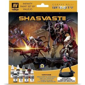 مجموعة ألوان نموذج Vallejo AV - Infinity Shasvastii Exclusive ، Val70241