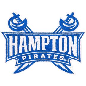 Desert Cactus Hampton University Virginia Pirates Embroidered Patches Applique Sew or Iron On Blazer Jacket Bag (Patch C)