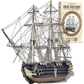 ألغاز معدنية ثلاثية الأبعاد من بيسكول للبالغين، مجموعات نماذج سفينة حربية فيكتوري HMS لبناء نماذج ألغاز DIY، أفكار هدايا رائعة - 389 قطعة