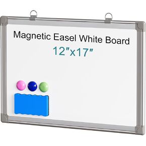 EasyPAG 40 x 30 inch Magnetic Dry Erase Board with Removable Marker Tray Wall-Mounted White Board for Office, Students & Teachers