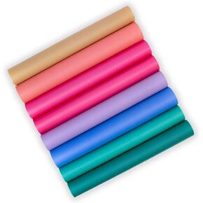 Craftelier - Set of 16 Vellum Pastel Papers - 8 Colors | Acid and Lignin Free | Ideal for Stamping, Die Cutting, Printing or Embossing | Size 30 x 30 cm - Weight 120 g/m²