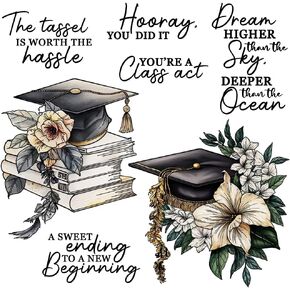 LZBRDY Graduation Season Parents Friends Greetings Clear Stamps Metal Cutting Dies Set for Card Making & DIY Scrapbooking Supplies in Kuwait