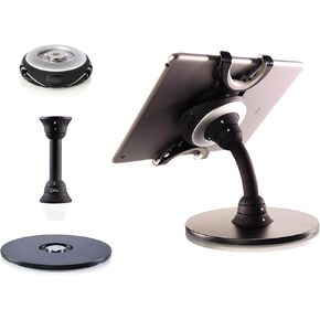 OCTA Rhino - 360º Adjustable Stand and Holder with Weighted Base for iPad Pro, iPad Mini or iPad, Kindle, Surface, Galaxy and Large Smartphones, Point of Sale, Digital Easle