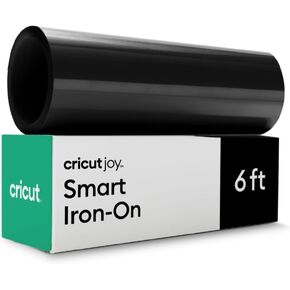 Cricut Smart Iron On for Joy Machine, White (5.5in x 6ft) - HTV Heat Transfer Vinyl - Matless Cutting for Long cuts