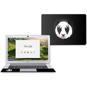 Skin Mayyskins متوافق مع Acer Chromebook 14 "CB3-431 - Rock N Roll Panda | حماية ودائم وفري