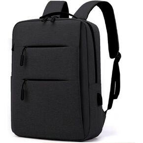 Business Travel Laptop Backpack for Men Women Anti-Theft Rucksack Casual Daypack for Work Carry on bag for weekender (1 zipper, Burgundy)