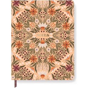 Fringe Studio Classic Baperback Journal ، Meadow Flower 7.5 "W x 9.5" H ، 208 Pages ، Juliana Tipton Collection (841PA002FSC)