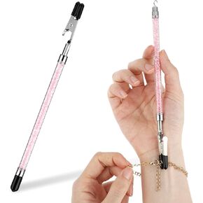 2 in 1 Bracelet Helper Tool to Put On Yourself - Stainless Steel Quick Release Fastening Jewelry Clasp Helper for Necklace, Watch Clasps, Zippers, Crafts