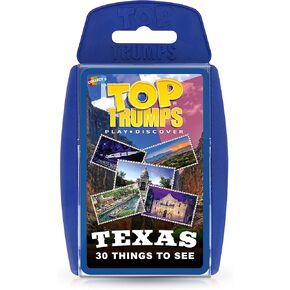 Top Trumps Card Game Texas - Family Games for Kids and Adults - Learning Games - Kids Card Games for 2 Players and More - Kid War Games - Card Wars - for 6 Plus Kids