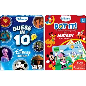 تخمين Skillmatics في 10 Disney & Dot It Disney Mickey and Friends Bundle ، مثالية للأطفال الذين يحبون الألعاب والهدايا للفتيات والفتيان الذين تتراوح أعمارهم بين 3 و 4 و 5 و 6 وما فوق