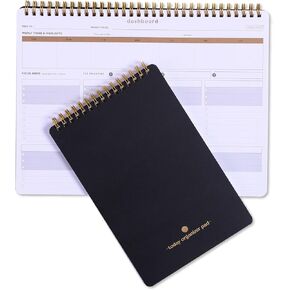 مخطط الإنتاجية الأسبوعية و Daily To Do List Suite Suite لتنظيم العمل - تتتبع لوحة مكتب لوحة القيادة مهامك وعملائك ومشاريع - تخطيط مثالي كل ساعة لحزمة كل يوم 2