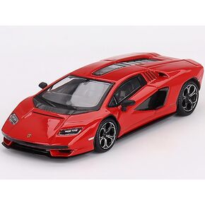 Lambo Countach LPI 800-4 Rosso Mars Red Limited Edition to 5400 Pieces Worldwide 1/64 Diecast Model Car by Mini GT MGT00720
