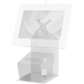 CTA Digital ADD-PARAPOS Single VESA Plate POS Station with Printer Stand, Magnetic Scanner, and Card Reader Holder