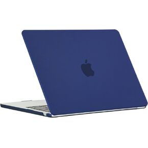 علبة Ruban لـ MacBook Air 13 بوصة A2337 (M1) / A2179 / A1932 (2021 2020 2019 2018) - Snap on Hard Shell Case لشاشة MacBook Air 13 Retina مع معرف اللمس ، (Navy Blue)