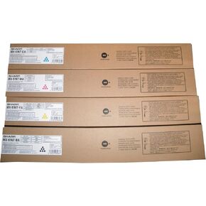 New Genuine Toner Set of 4 Colors for Sharp MX-6070V MX-6070N MX-6050V MX-6050N MX-5070V MX-5070N MX-5050V MX-5050N MX-4070V MX-4070N