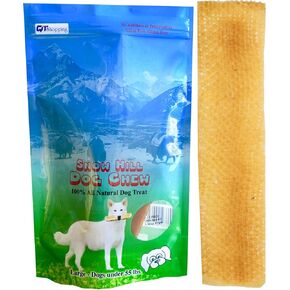 Snow Hill Himalayan Yak Milk Dry Cheese Dog Chews Large - World Best Natural Organic Yaky Cheese Strong Dog Chews Treats Product of Himalayas, Nepal