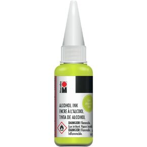 Marabu Alcohol Ink - Lime - Refresh Your Art with Zesty Vibrance, Invigorating Your Senses and Energizing Your Palette - 20ml Bottle
