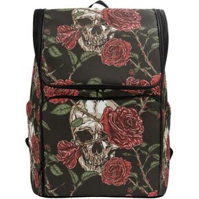 Naanle Stylish Honey Bees and Wildflowers Retro Style Casual Daypack College Students Multipurpose Backpack Large Travel Hiking Bags Computer Bag for Men Women