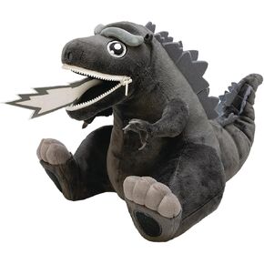 QMX Godzilla بالأبيض والأسود PX Zippermouth Plush