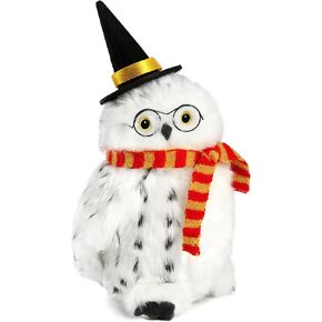 Wizard Owl Plush Toy with Glasses, Scarf, and Hat – Cute Magical Owl Stuffed Animal for Kids, for Fans of Fantasy and Magic