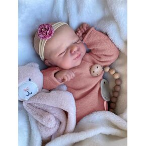 Zero Pam Reborn Baby Baby Dolls Silicone Full Body-18 في دمية الطفل الواقعي ، والطفلة الصحيحة تشريحيًا ، ودمى تولد من جديد تبدو دمية صغيرة من السيليكون الكاملة مع الملحقات