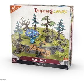 تتضمن التضاريس لعبة RPG Threads و Lasers Pack Pack DND Terclies التضاريس RPG - 10e - متوافقة مع 28 مم - 32 مم D&D المنمنمات - غير مصممة - من Archon Studio