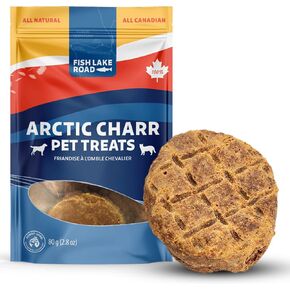 تجميد الكلاب المجففة - Arctic Charr Pet Treat Friarise a chevalier chevalier - يعامل الكلب مع قيم أوميغا 3 عالية - تدريب الكلاب على أداء الذروة للحيوانات الأليفة - يعامل جرو مثالي بزيت السمك