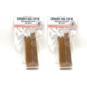 Chhurpi Dog Chew Dried Himalayan Cheese Dog Treats 4.4oz/125g – Pack of 2