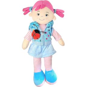Blue Love Bug Ladbug Plush Doll ، 13 "