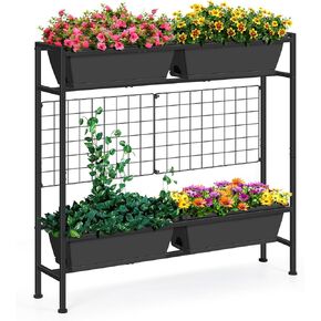 موقف برج الكمبيوتر OYEAL ، عربة Tower Stand STAND Metal Rolling Cart & ARITED GARDEN SPED Outdoor
