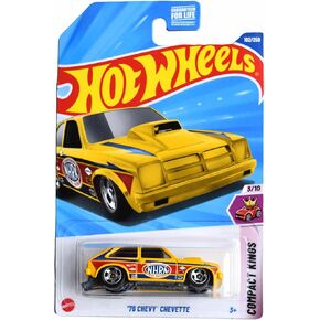 Hot Wheels '76 Chevy Chevette ، ملوك مضغوط 3/10 [أصفر] 102/250