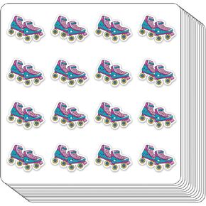 Roller Skating Planner Stickers, 0.5in Monthly Scrapbooking Kids DIY Arts Crafting 208-Pack