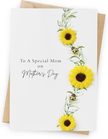 Crochet Greetings Mothers Day Card for Grandma, Handmade Cute Knitting Crochet Greeting Cards, Mothers Day Gifts for Her, Unique Knitted Flowers Card Gifts for Mother's Day and Birthdays in Saudi Arabia