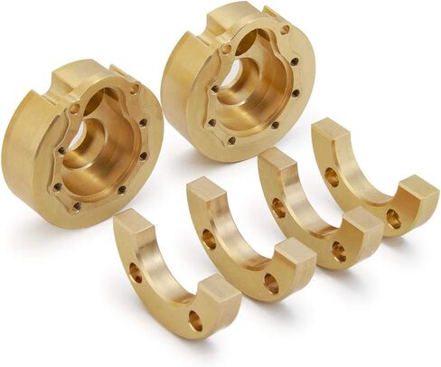 2Pcs Brass Internal Wheel Knuckle Weight Counterweight for 1/10 TRX4 TRX-4 Sport F150 RC Crawler Car Upgrade Part in Saudi Arabia