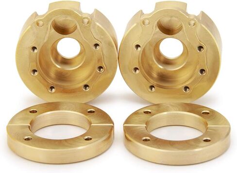 2Pcs Brass Internal Wheel Knuckle Weight Counterweight for 1/10 TRX4 TRX-4 Sport F150 RC Crawler Car Upgrade Part in Saudi Arabia