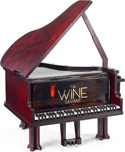 Piano Shaped Wine & Whiskey Decanter - 25OZ Pianist Instrument Unique Decanter Set with Beautiful Gift Box, Piano Teacher Gifts, Music Lover, Orchestra, Musicals, Instructor Keyboard Enthusiasts in Kuwait