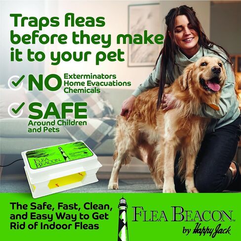 Happy Jack Gardstrips Replacement Glue Pads for Flea Traps, Attracts & Traps Indoor Fleas, Breaks Breeding Cycle, Safe, Fast, Clean, Easy Way to Kill Pests, USA 5 pk in Kuwait