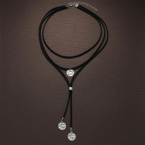 Boho Necklaces for Women Western Outfits Cowgirl Necklace for Women Trendy Handmade Boho Jewelry Leather Necklace Country Jewelry Gifts for Women in Kuwait