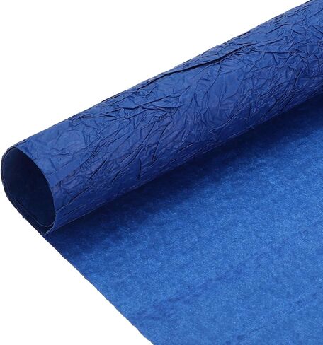 MECCANIXITY Flower Wrapping Paper, 5 Roll Waterproof Bouquet Crepe Paper Streamer Sheet for Crafts Birthday Gift Florist Packing Party (Flaxen, 22 x 22 Inch) in Kuwait