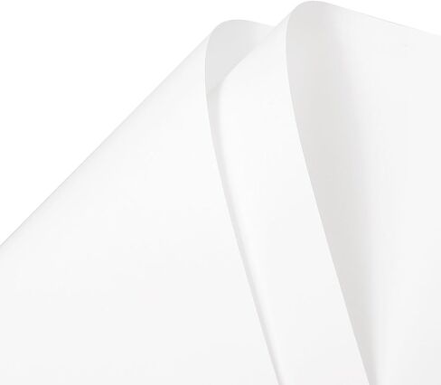 Flower Wrapping Paper - 20 Sheet Waterproof Floral Bouquet Wrapping Paper Fits for Wedding Graduation Gifts - (22.8x22.8 Inch, Cream White) in Saudi Arabia